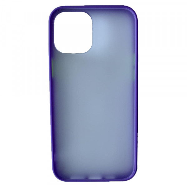 

Накладка Gingle Matte Case iPhone 12 Pro Max lilac/green