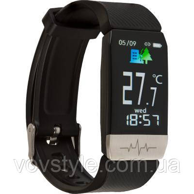 

Фитнес браслет AMICO GO RUN THERMOMETER PULSEOXIMETER AD TONOMETER (black) (GO RUN), Черный