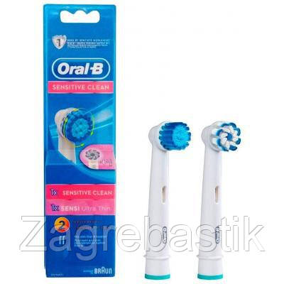 

Насадка для зубной щетки Oral-B SensClean EBS17 1шт+ EB60 Ultra Thin 1шт