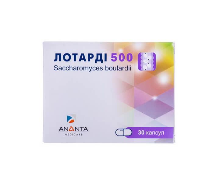 

ЛОТАРДИ 500, Ananta Medicare уп. №30 капс.