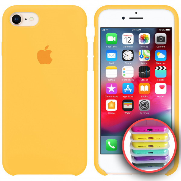 

Silicone Case Full for iPhone 7/8 (55) canary yellow