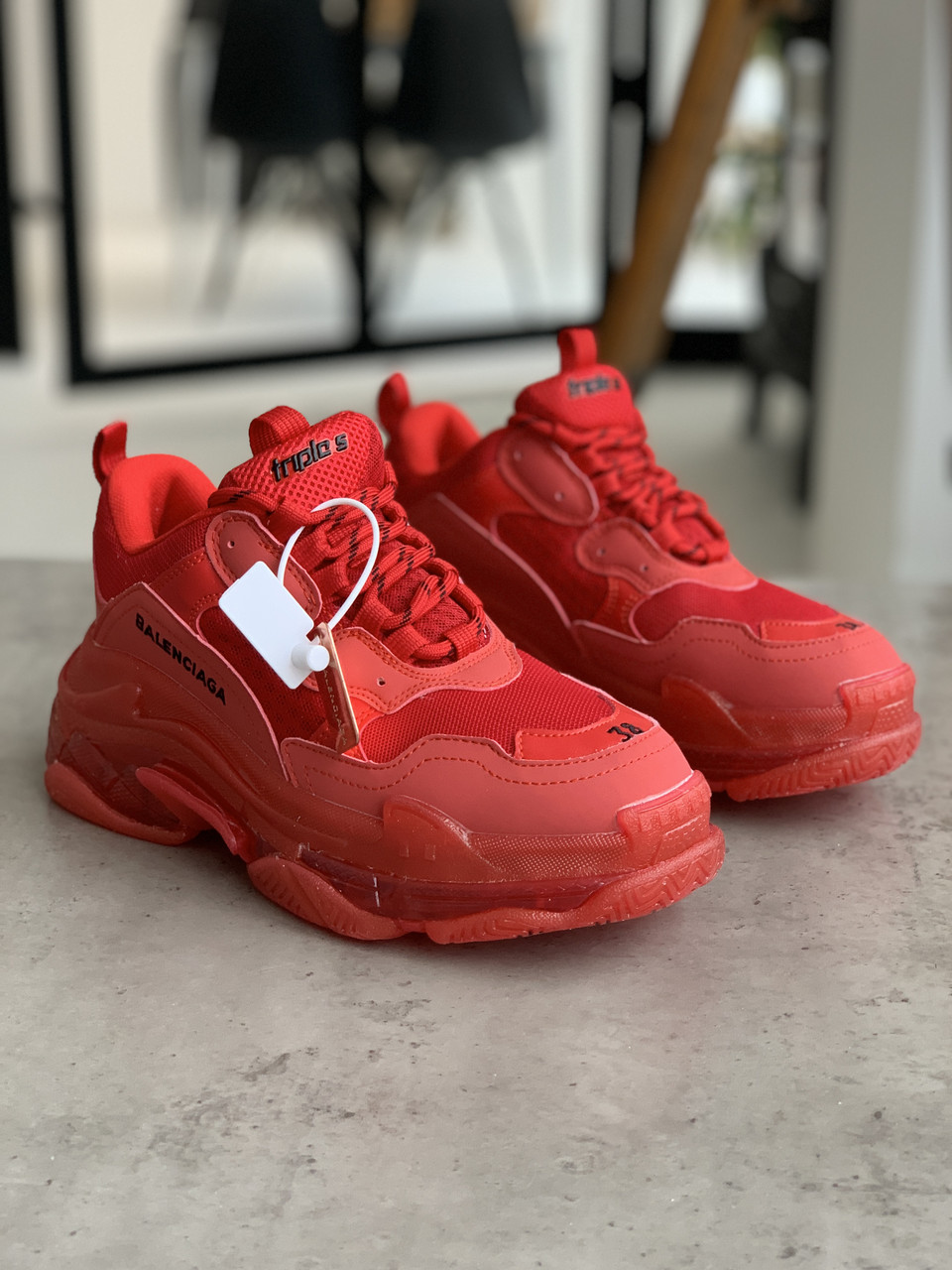 

Кроссовки Balenciaga Triple S BURGUNDY Баленсиага Трипл С Бордовые (36,37,38,39,40) 37, Бордовый