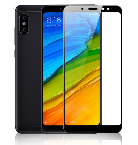

Защитное стекло для Xiaomi Redmi Note 5/5 Pro Full Glue (0.3 мм, 2.5D черное)