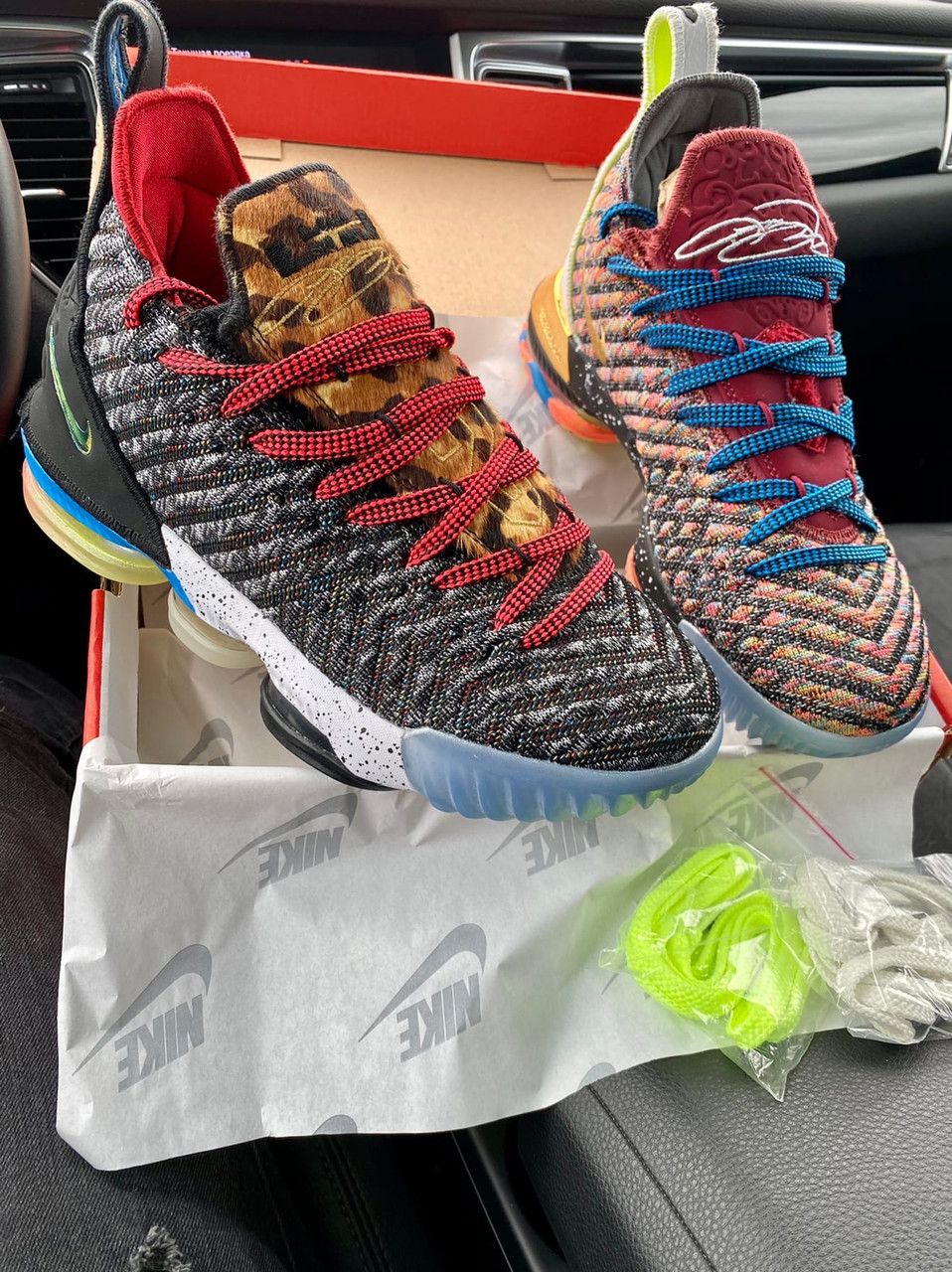 

Кроссовки мужские Nike LeBron 16 Dark Grey, Найк Леброн 16, текстильные, код IN-851 41, Серый