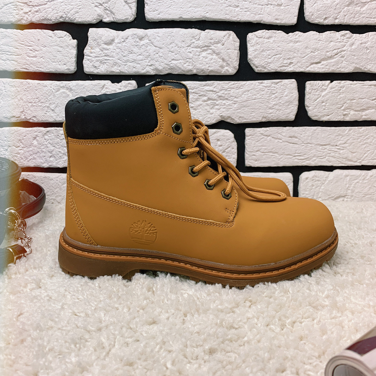 

Зимние ботинки (на меху) Timberland 11-042 ⏩ [ 36,38 ], Песочный