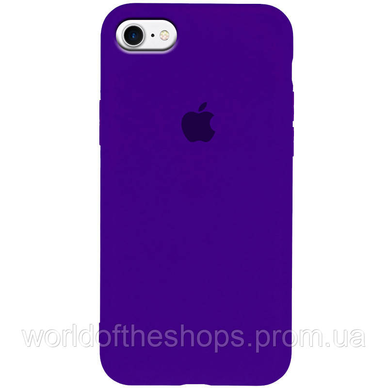 

Чехол Silicone Case Slim Full Protective для Apple iPhone 7 / 8 (4.7"), Фиолетовый / ultra violet