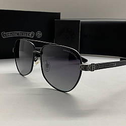 Чоловічі сонцезахисні окуляри Chrome Hearts 5078 black