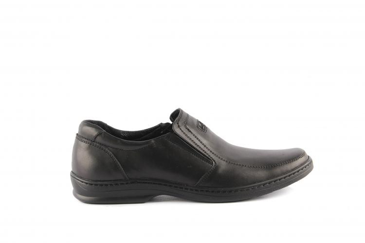 

Мужские кожаные туфли комфорт Konors Comfort Leather, Черный