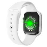 Смарт часы Умные часы Smart Watch T500 Plus с сенсорным экраном и пульсометром голосовой вызов белые + подарок, фото 4