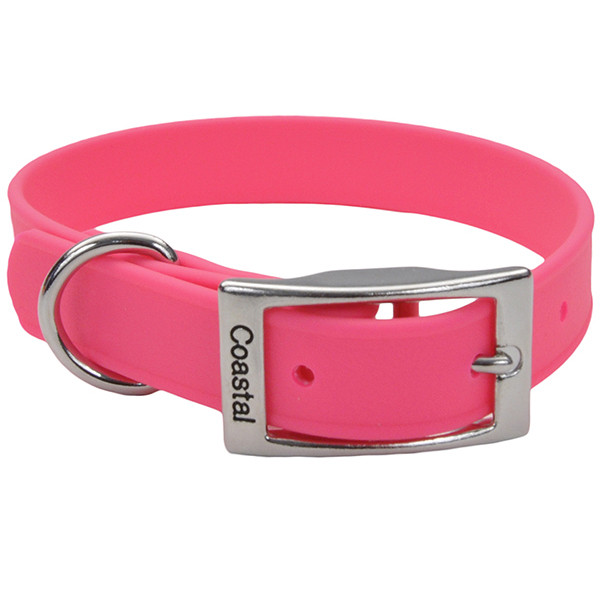 

Coastal Fashion Waterproof Dog Collar КОСТАЛ биотановый ошейник для собак, Розовый