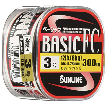 

Флюорокарбон Sunline Basic FC 300м 0.205мм #1.5 6LB, Прозрачный