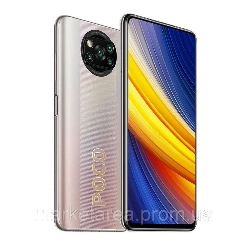 

Смартфон с хорошим аккумулятором большой емкости на 2 сим карты Xiaomi Poco X3 Pro 6/128 Bronze ЕВРОПА UA UCRF, Бронзовый