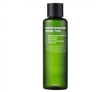 

Бесспиртовой успокаивающий тонер с экстрактом центеллы азиатской PURITO Centella Green Level Calming Toner