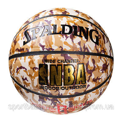 

Мяч баскетбольный Spalding №7 PU Houston Rockets, "пятна"