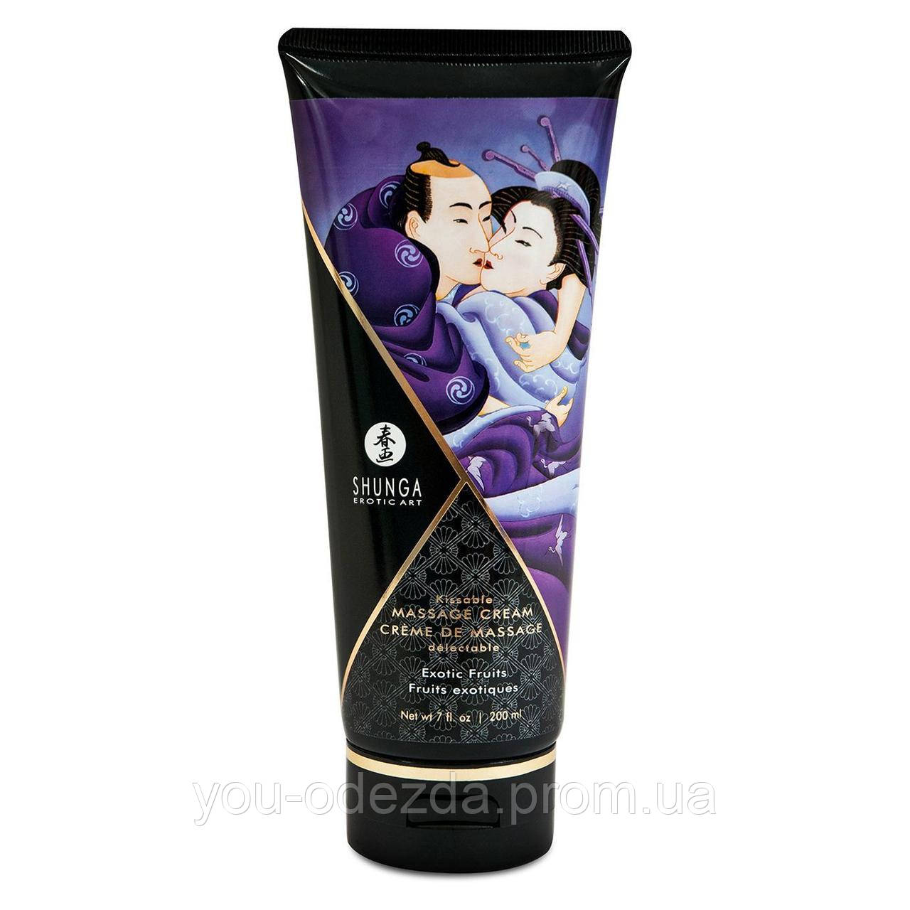 

Їстівний масажний крем Shunga Kissable Massage Cream - Exotic Fruits (екзотичні фрукти), 200мл