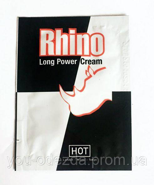 

Продовжуючий крем-пробник HOT Rhino Long power Cream, 3 мл