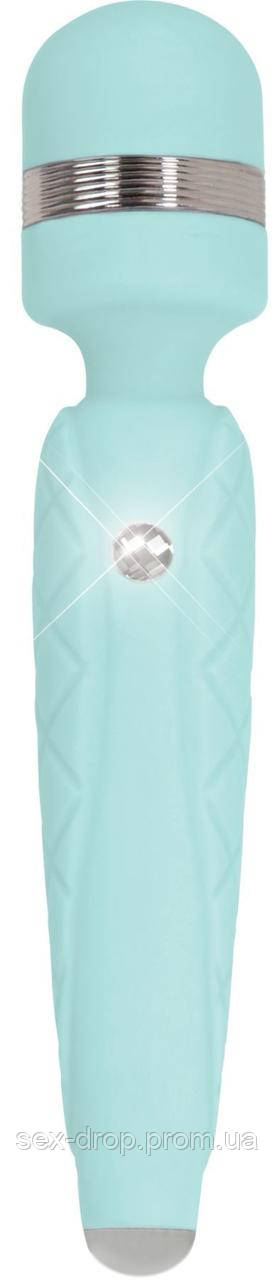 

Вібромасажер PILLOW TALK - Cheeky Teal з кристалом Swarovski
