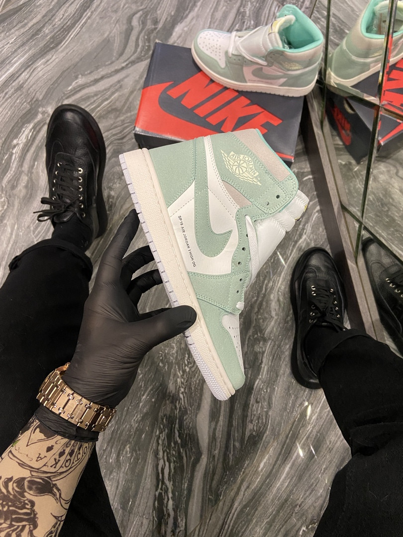 

Кроссовки Nike Air Jordan 1 SP 19 Mint (Зеленый) Зелёный 36|37|38|39|40|