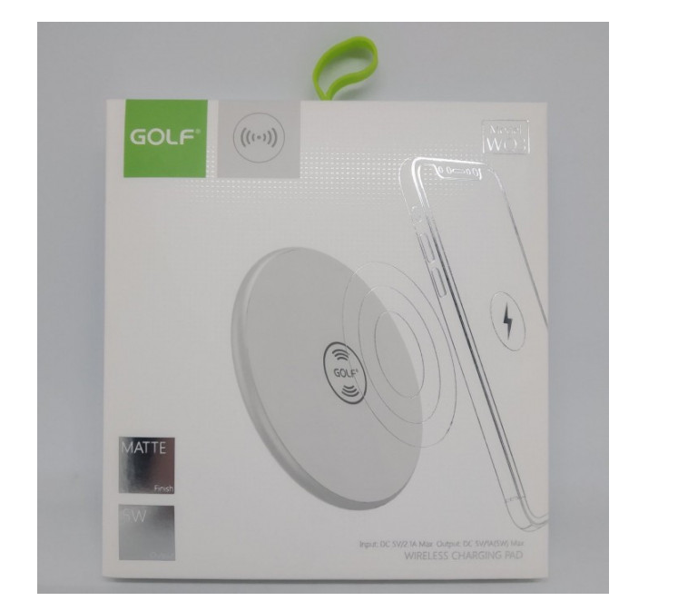 

Беспроводная зарядка Golf GF-WQ3 Wireless Charger, White