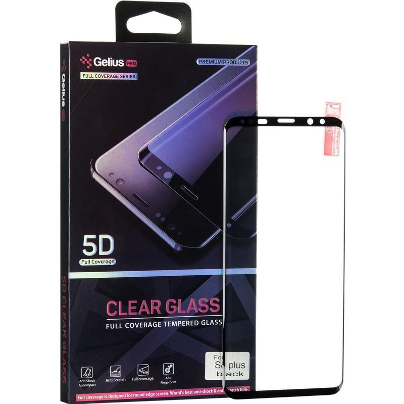 

Защитное стекло Gelius Pro 5D Full Cover Glass for Samsung G955 (S8 Plus) (00000070966), Черный