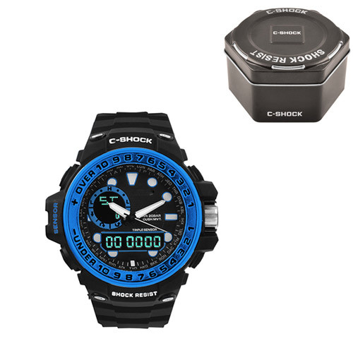 

Часы наручные C-SHOCK GWN-1000GB Black-Blue, Box