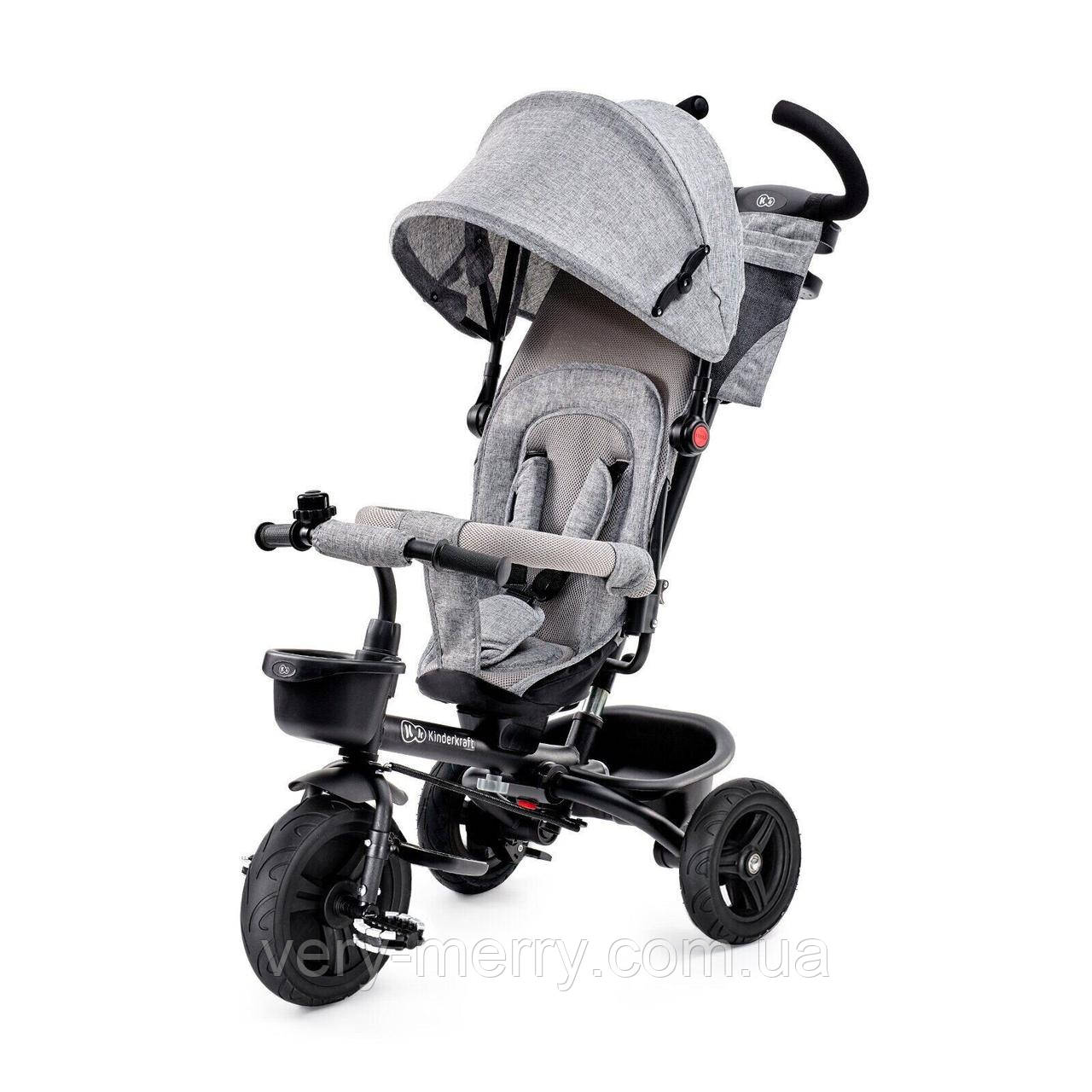 

Трехколесный велосипед Kinderkraft Aveo Gray (KKRAVEOGRY0000), Серый