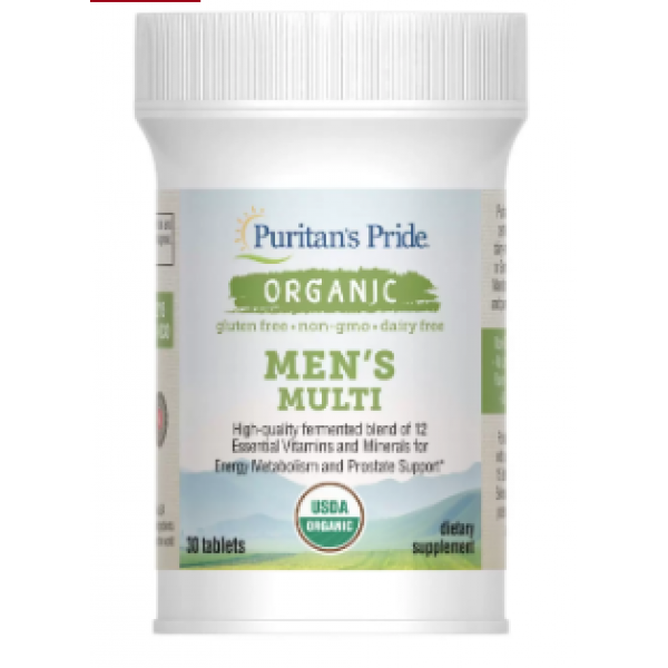 

Organic Men`s Multi - 30 Tablets (До 10.21)