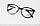 Круглые чёрные МАТОВЫЕ очки для зрения. Корейские линзы с антибликом, фото 3