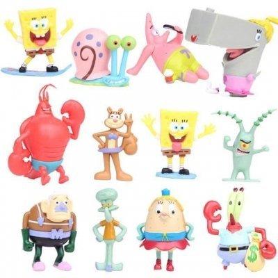 

Набор фигурок Губка Боб 12 шт 8 см Spongebob squarepants pack SLK14-292308