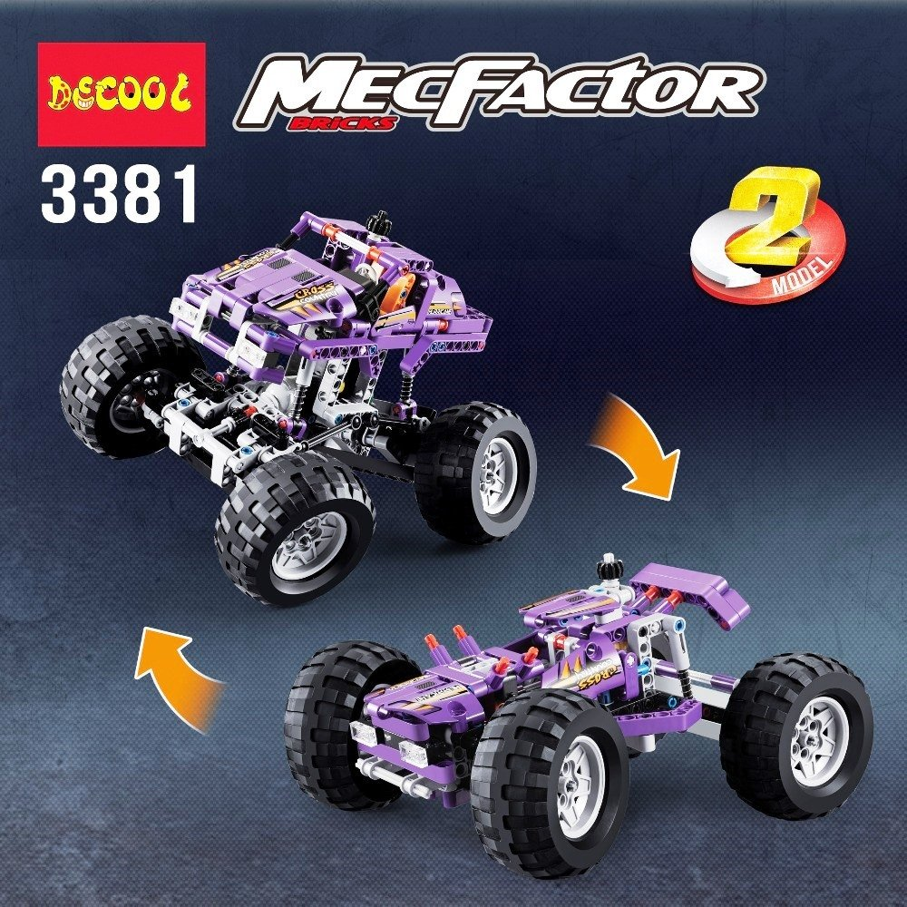 

Конструктор MecFactor Monster Track 2в1, 329 деталей