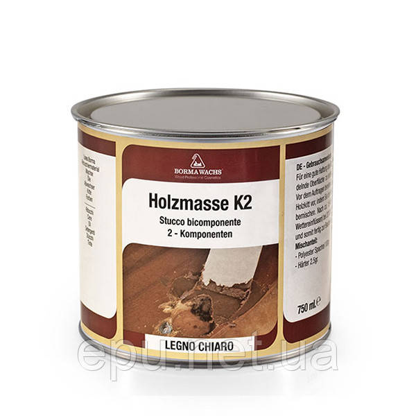 

Шпаклевка полиэфирная Holzmasse K2 (125мл)