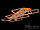 Стельова світлодіодна люстра з діммером 235W QX2516/8+1L BK LED 3color dimmer, фото 6