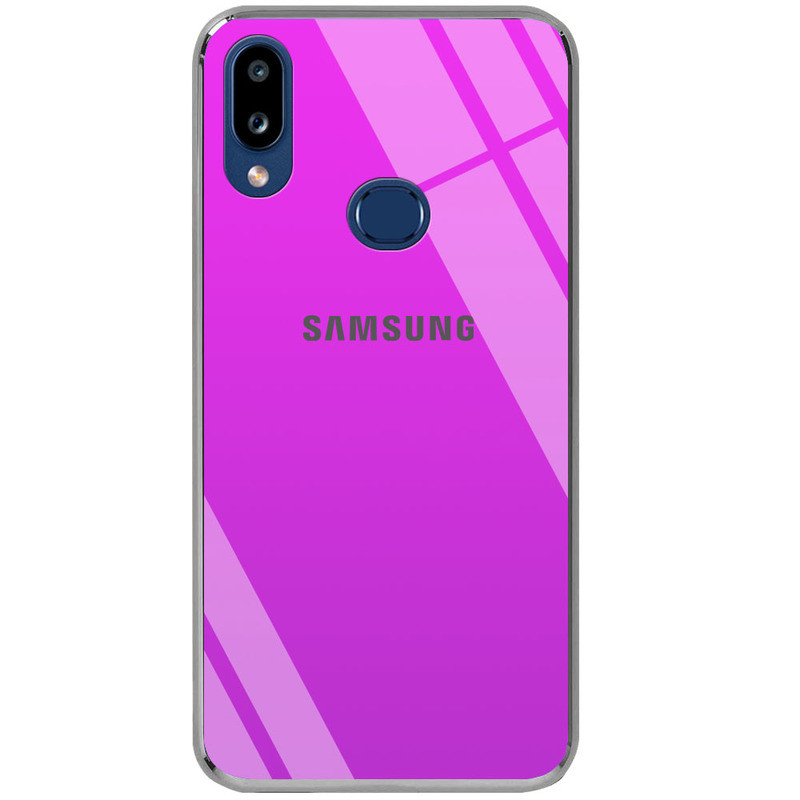 

Чехол TPU+Glass Gradient Rainbow с лого Samsung Galaxy A10s (A107F) Фиолетовый