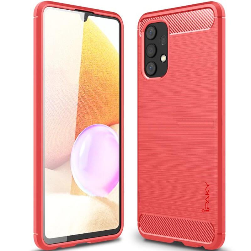 

TPU чехол iPaky Slim Series для Samsung Galaxy A72 4G / A72 5G Красный