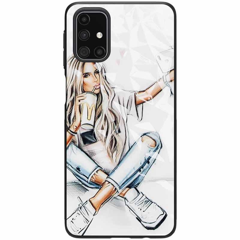 

TPU+PC чехол Prisma Ladies для Samsung Galaxy M31s Selfie