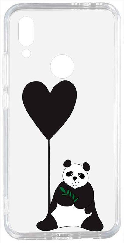 

Накладка для Xiaomi Redmi 7 TOTO Acrylic+TPU Print Case #53 Panda B Transparent