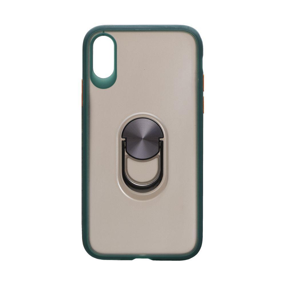 

Чехол Totu Ring Magnetic для Apple Iphone Xr Цвет Зелёный