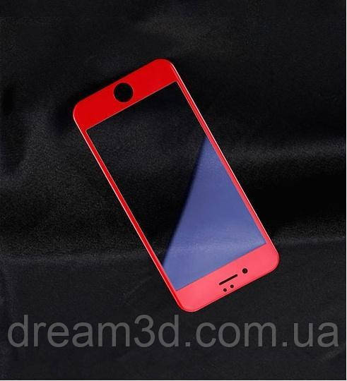 

Защитное стекло 0.26mm Gener Anti UV iPhone 7 red Remax 352920