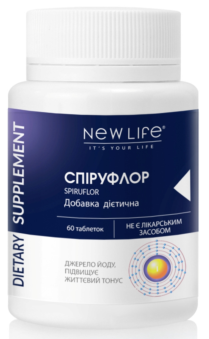 

Спируфлор / Spiruflor (источник йода, повышает жизненный тонус) 60