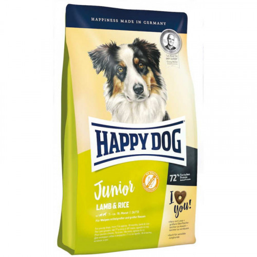 

Сухой корм Happy Dog Junior Lamb & Rice для щенков с чувствительным пищеварением от 7 до 18 месяцев, 10 кг