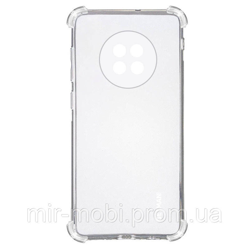 

TPU чехол GETMAN Ease logo усиленные углы для Xiaomi Redmi Note 9 5G / Note 9T, Бесцветный (прозрачный)