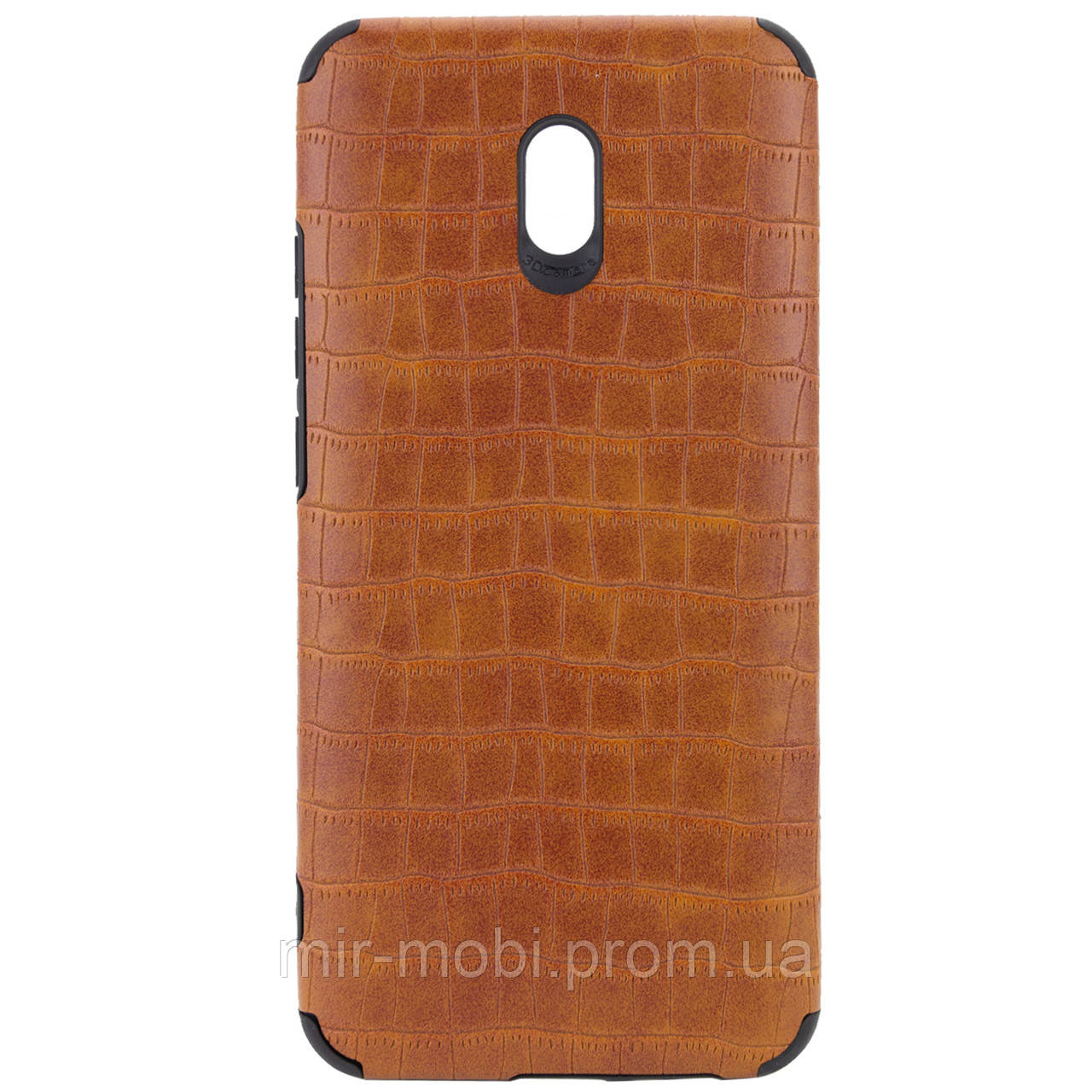 

Кожаная накладка Epic Vivi Crocodile series для Xiaomi Redmi 8a, Светло-коричневый