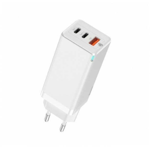 

СЗУ Baseus GaN2 Pro Quick Charger 2C+U 65W EU White