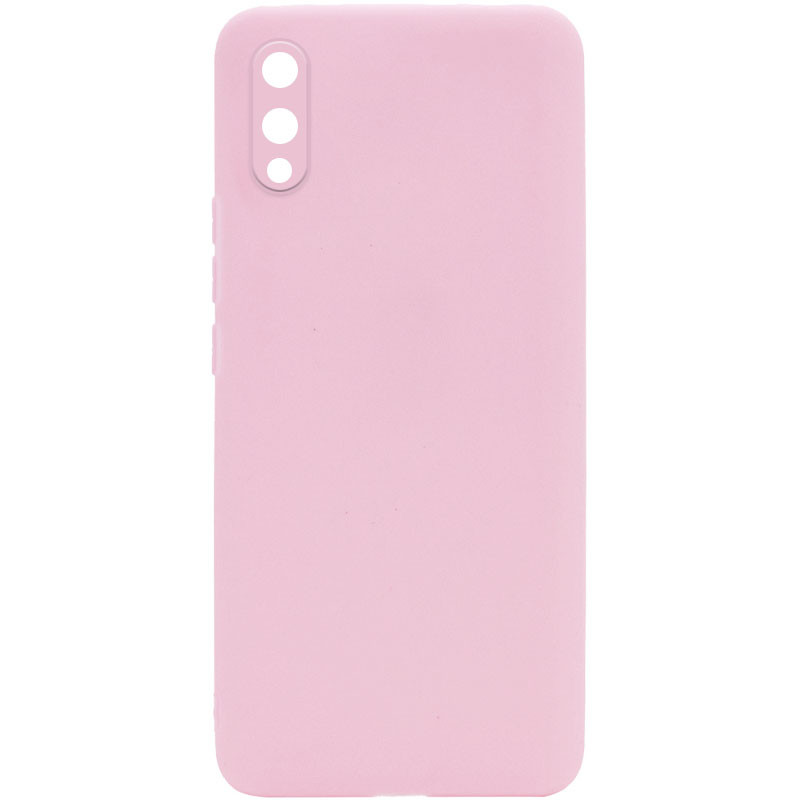 

Силиконовый чехол Candy Full Camera для Samsung Galaxy A02 Розовый / Pink Sand