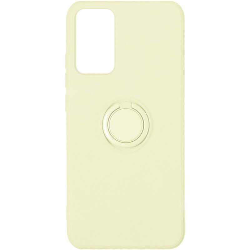 

Чехол TPU Candy Ring для Samsung Galaxy A02s Бежевый / Antigue White