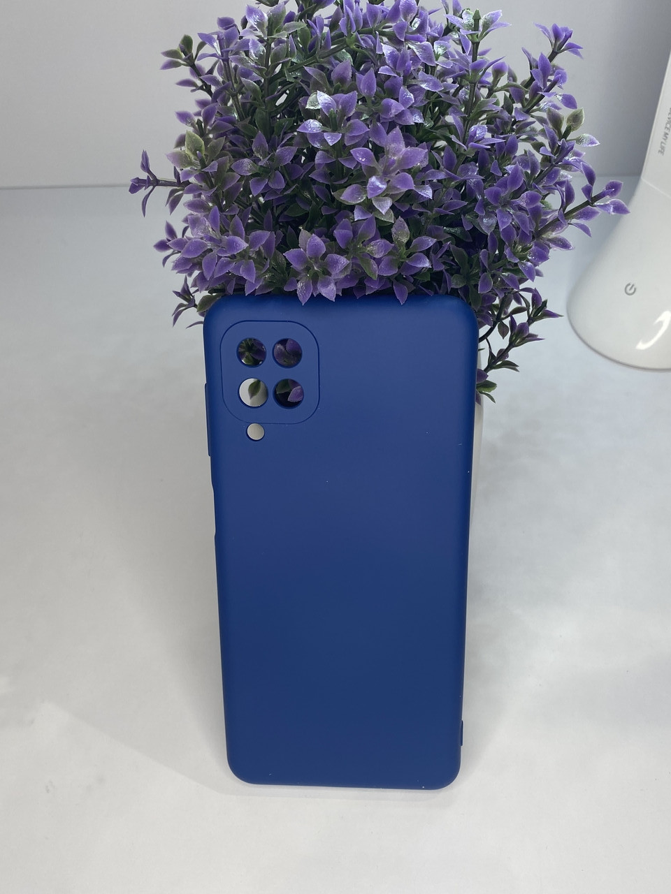 

Силіконовий чохол Samsung A12/A125 Silicone Case Full синій, Синий