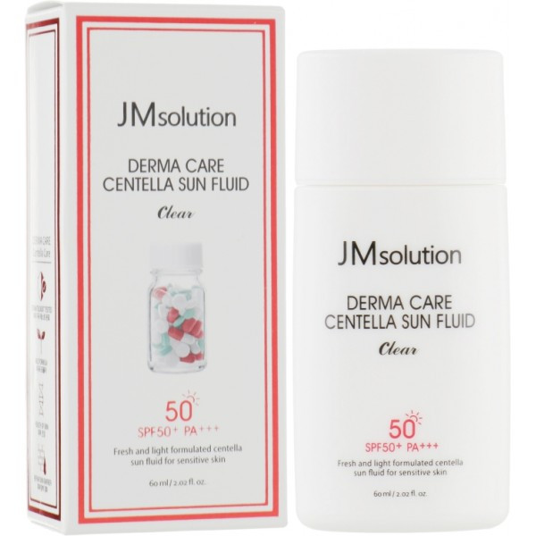 

Солнцезащитный флюид с экстрактом центеллы азиатской Jm Solution Derma Care Centella Sun Fluid SPF50+PA++++