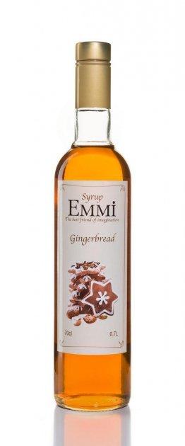 Сироп Эмми Емми сиропы для кофе коктейлей Имбирный пряник 700 мл 900 грамм Syrup Emmi Gingerbread 0.7
