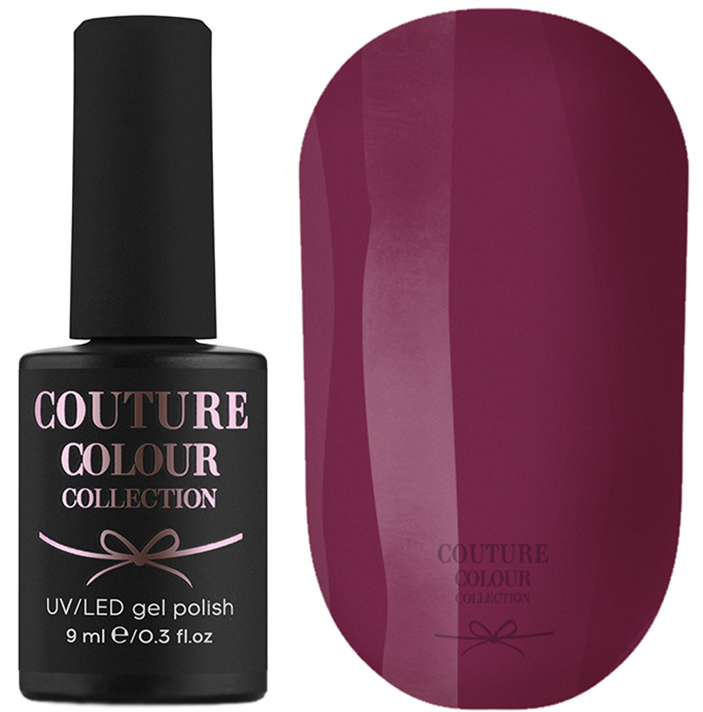 

Гель-лак для ногтей Couture Colour №024 Плотный бургунд 9 мл