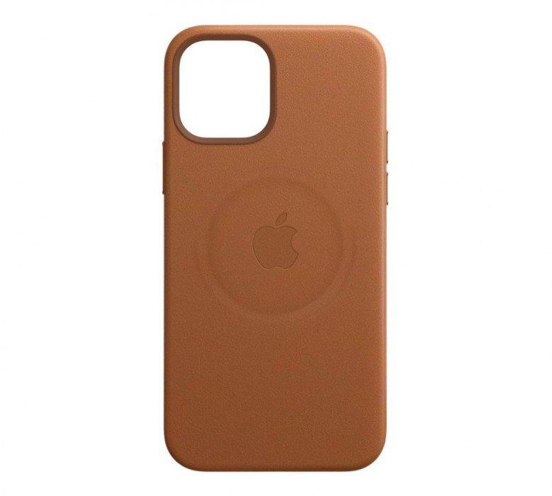 

Чехол для Apple iPhone 12 mini Leather Case with MagSafe - Saddle Brown (MHK93)